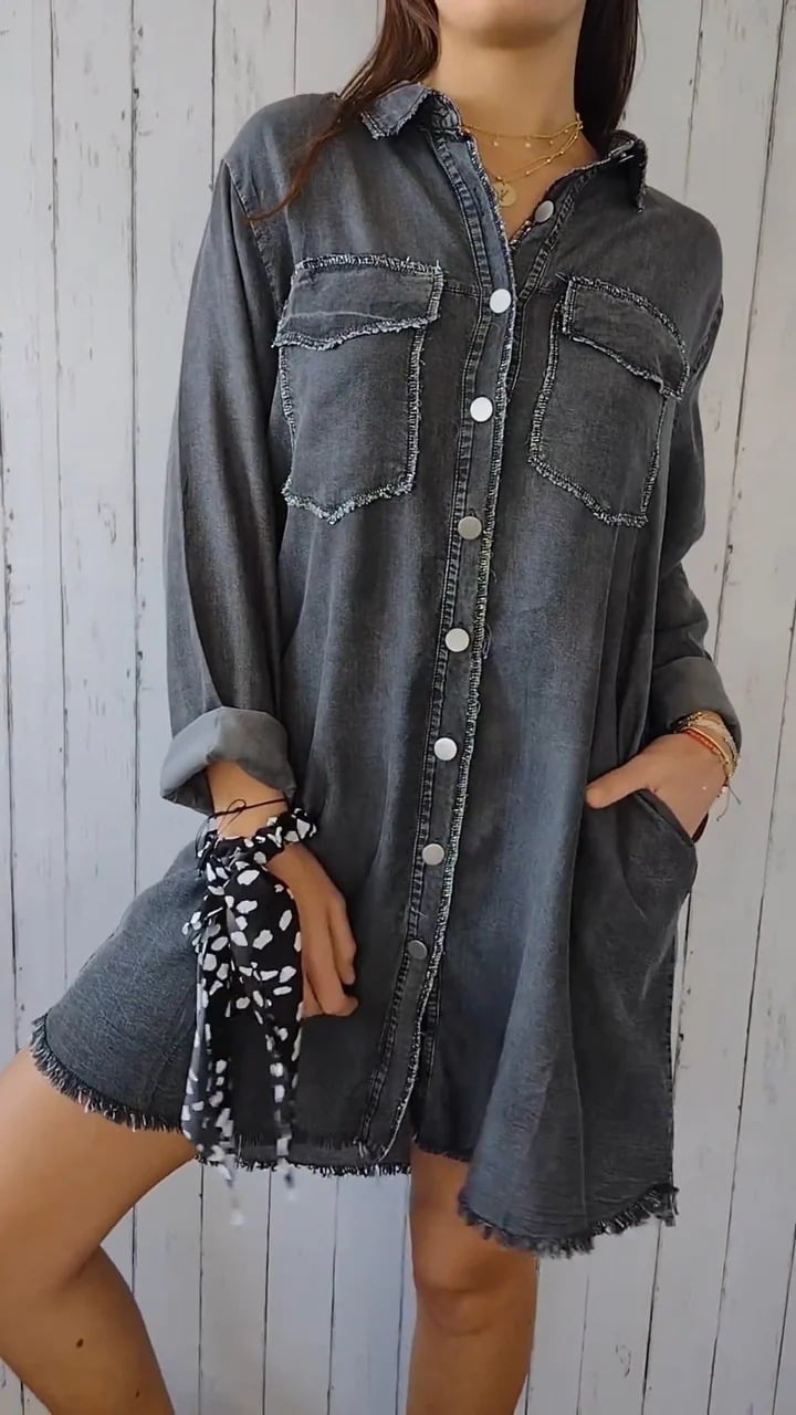 VanBruggen™ | Lange denim jas