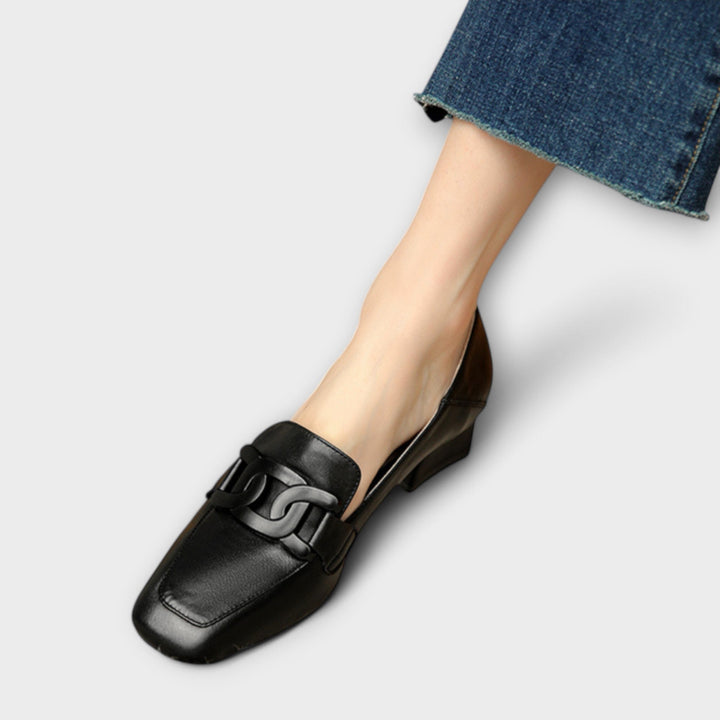 VanBruggen™ | Elegante mocassins met hak