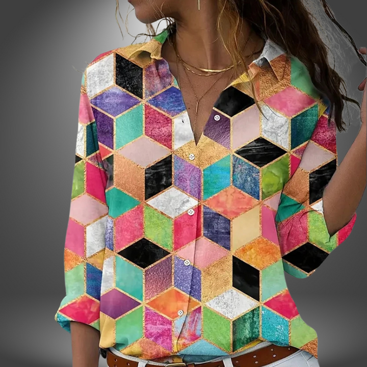 VanBruggen™ | Artistieke damesblouse