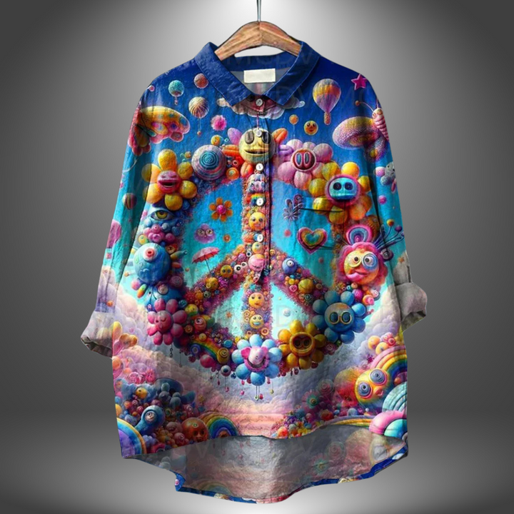 VanBruggen™ | Handgemaakte Vredesblouse