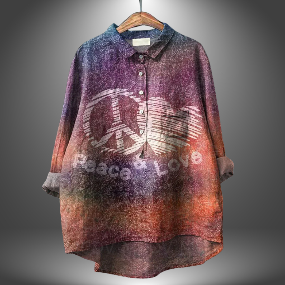 VanBruggen™ | Handgemaakte Vredesblouse