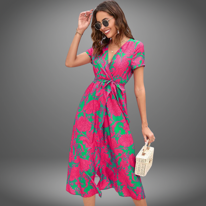 VanBruggen™ | Zomerjurk met bloemenprint
