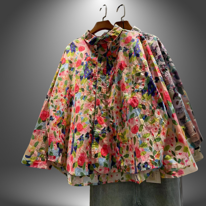 VanBruggen™ | damesblouse met bloemenprint