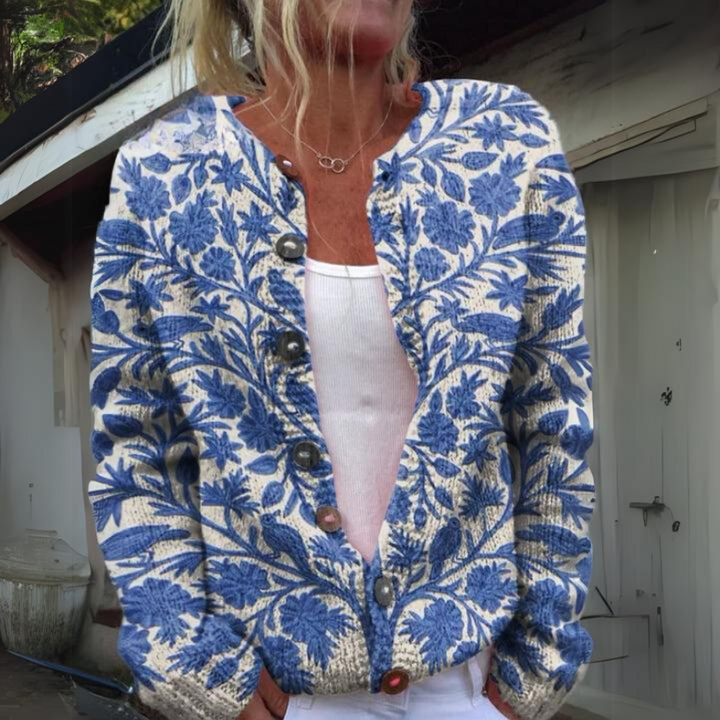 VanBruggen™ | Vest met bloemenprint