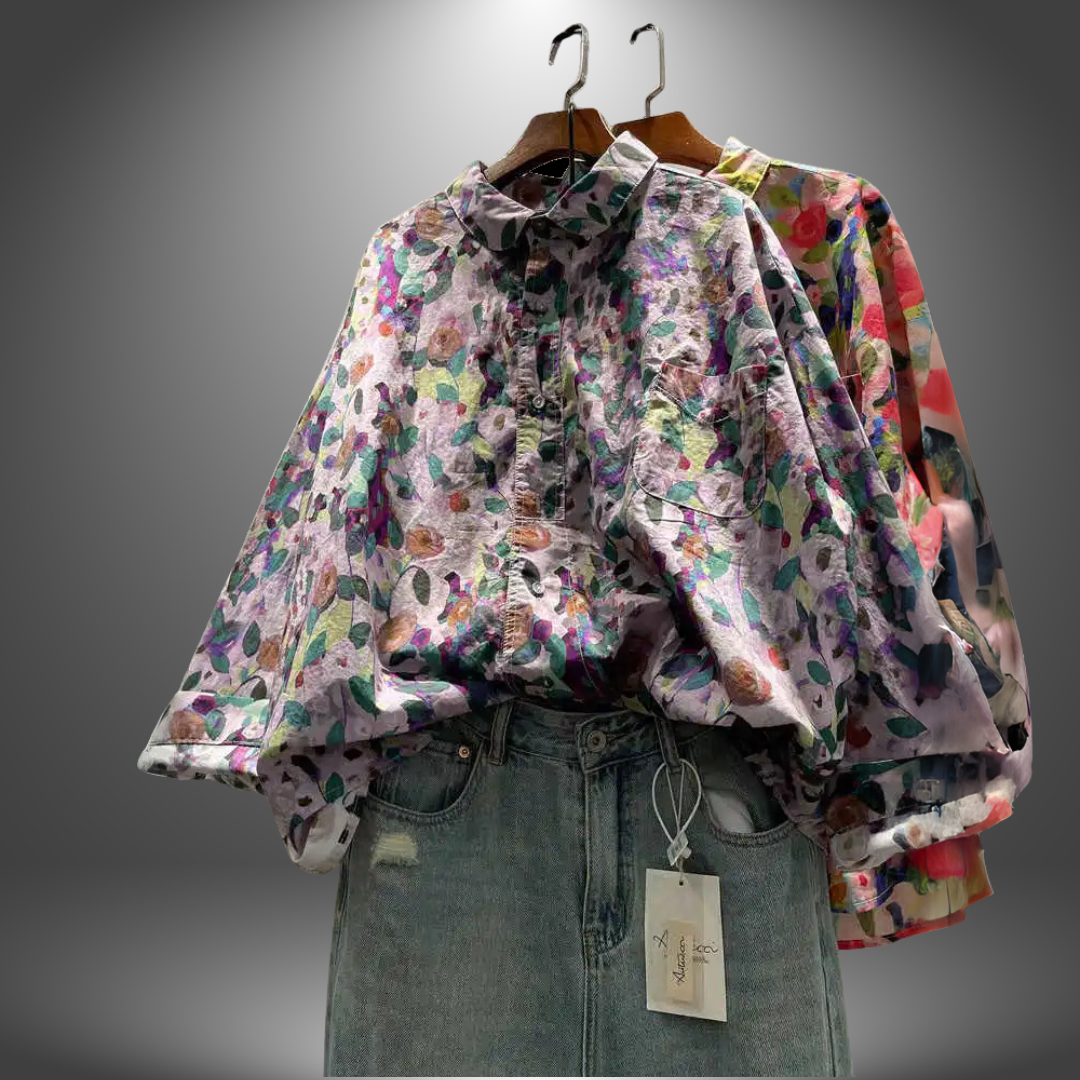 VanBruggen™ | damesblouse met bloemenprint