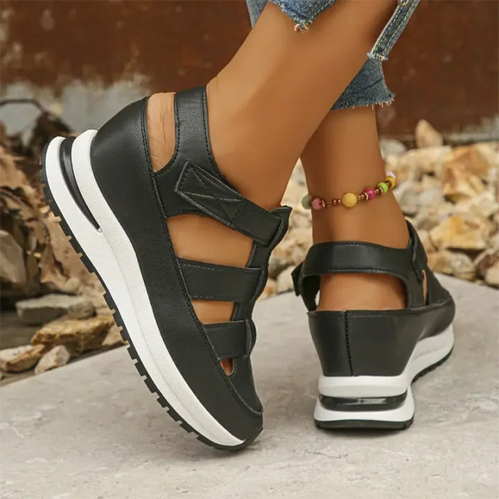 VanBruggen ™ | Chique orthopedische sandalen voor vrouwen met klittenband