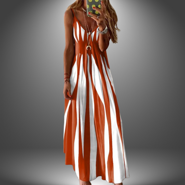 VanBruggen™ | Handgemaakte casual maxi-jurk