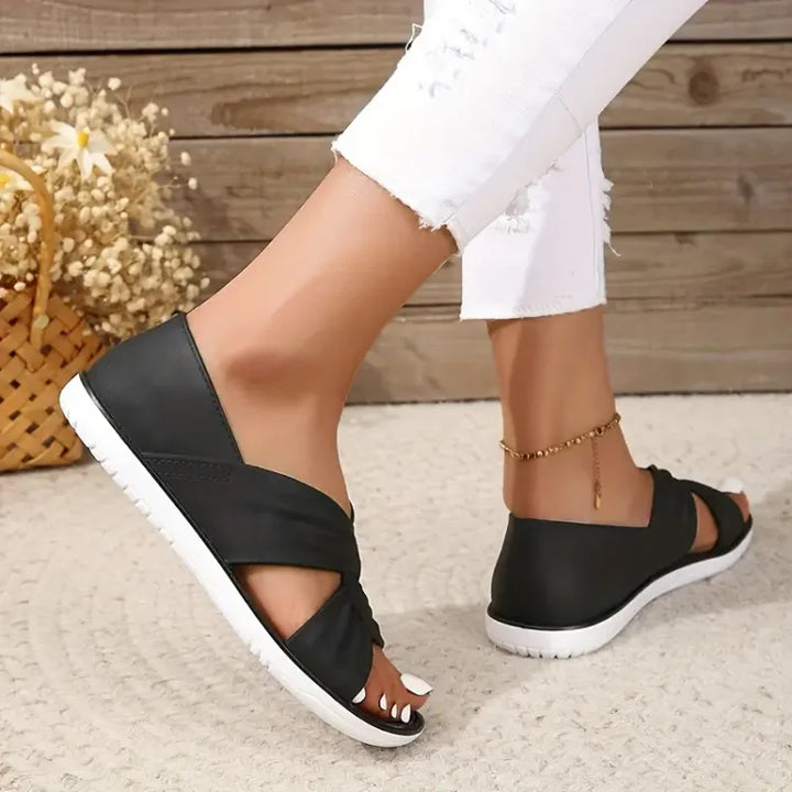 VanBruggen™ | Dames orthopedische sandalen met strik