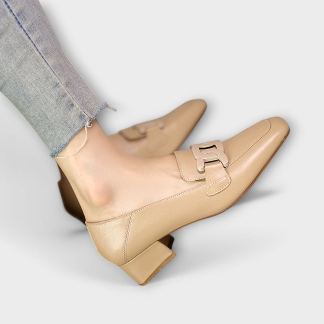 VanBruggen™ | Elegante mocassins met hak