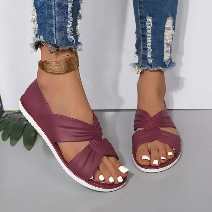 VanBruggen™ | Dames orthopedische sandalen met strik