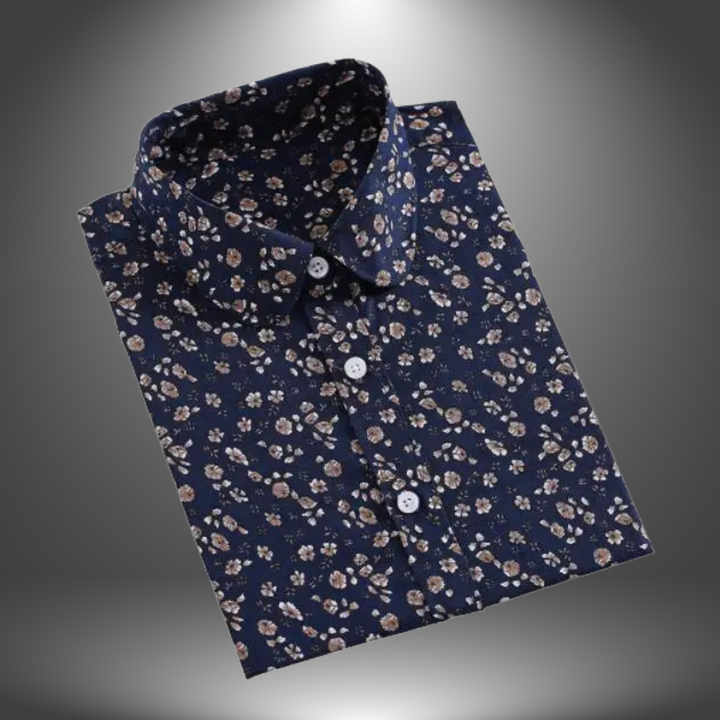 VanBruggen™ | Vegan damesblouse met bloemenprint.