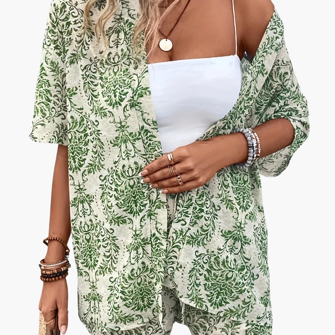 VanBruggen™ | Tweedelige set met bloemenprint