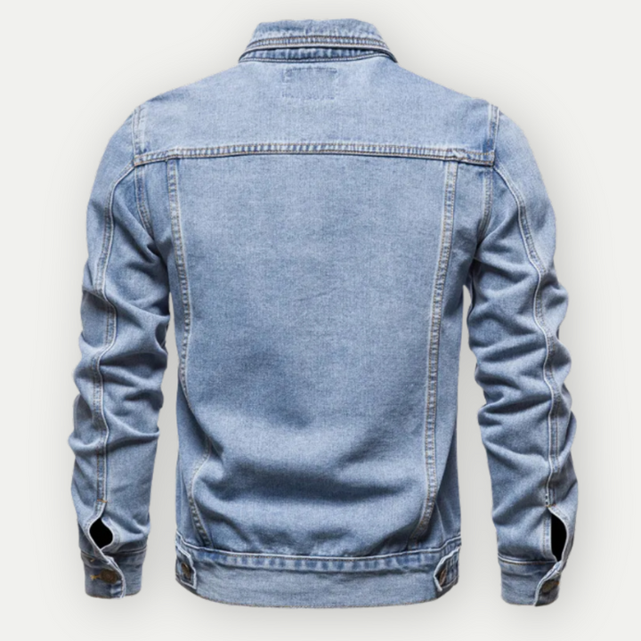 VanBruggen™ | Klassieke Spijker Truckerjas Voor Heren