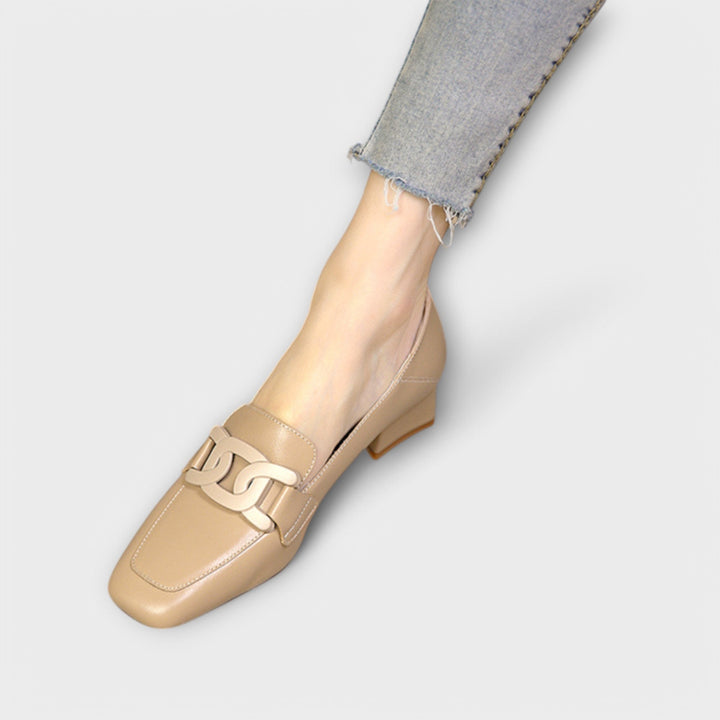 VanBruggen™ | Elegante mocassins met hak