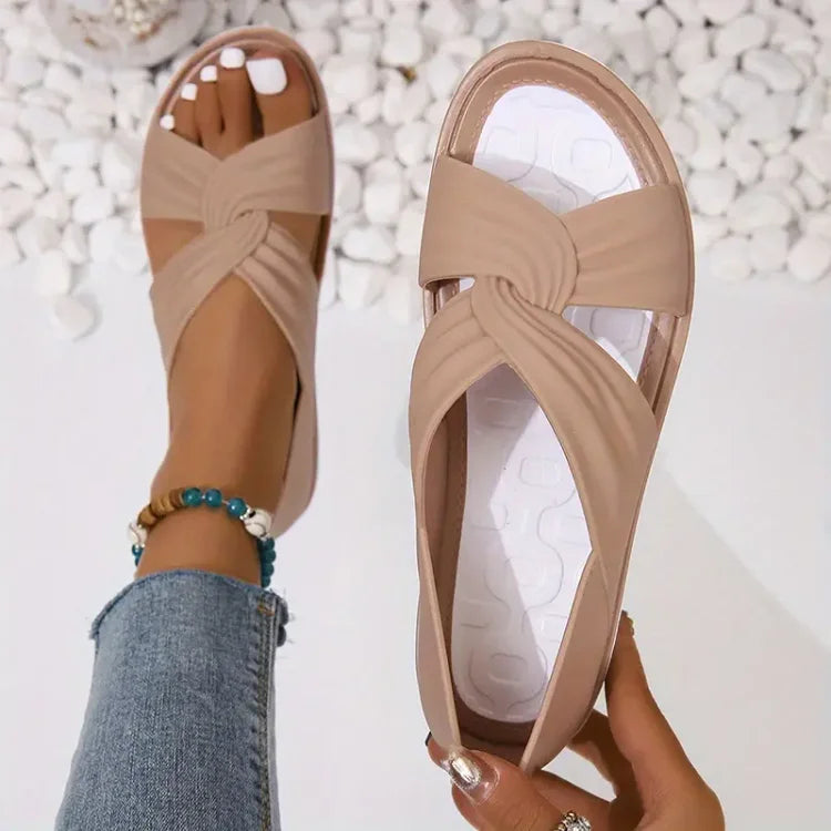 VanBruggen™ | Dames orthopedische sandalen met strik