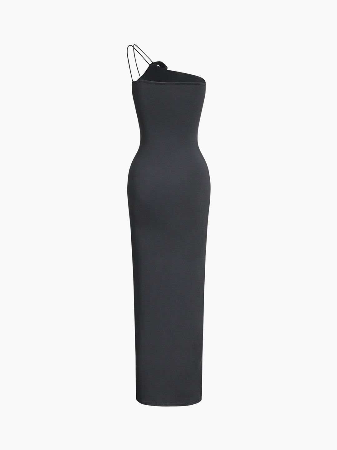 VanBruggen™ | Off Shoulder Rozen Decor Midi Jurk met Ruches