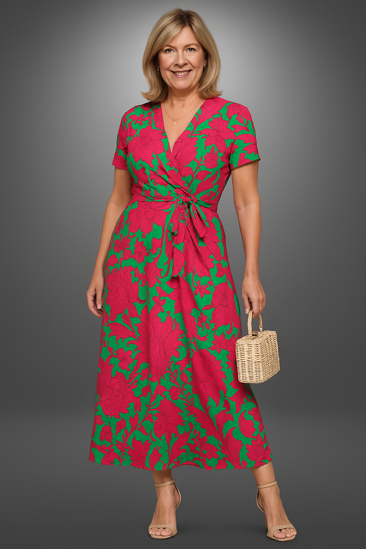 VanBruggen™ | Zomerjurk met bloemenprint
