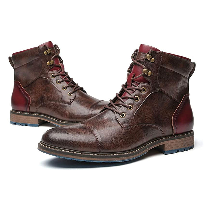 Chris™ | Luxe Handgemaakte Leren Oxford Laarzen