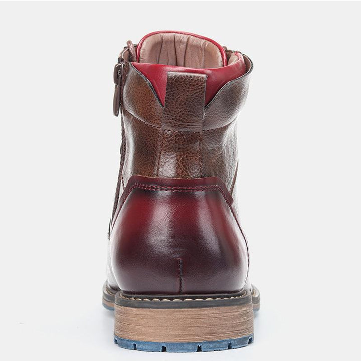 Chris™ | Luxe Handgemaakte Leren Oxford Laarzen