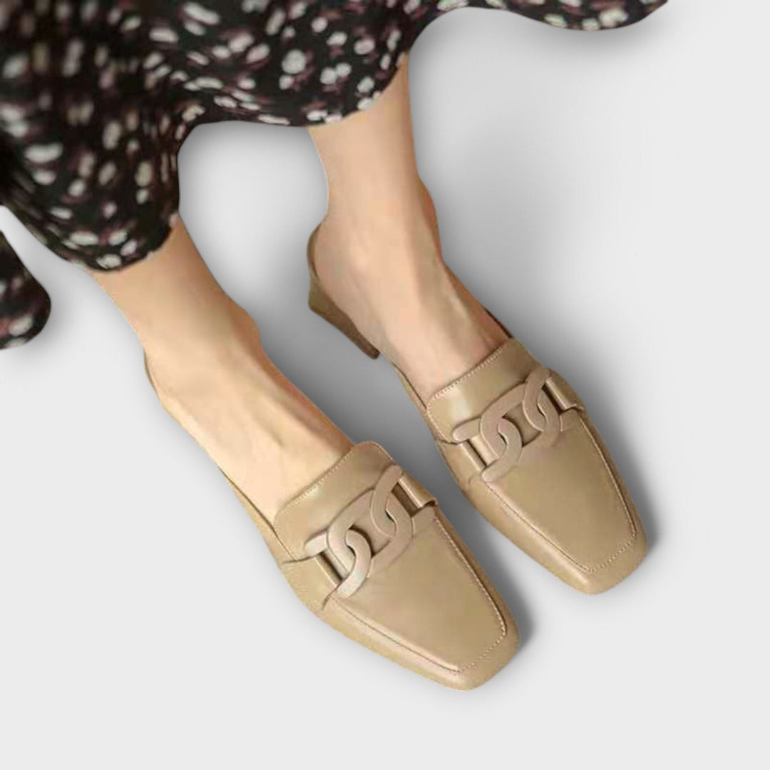 VanBruggen™ | Elegante mocassins met hak