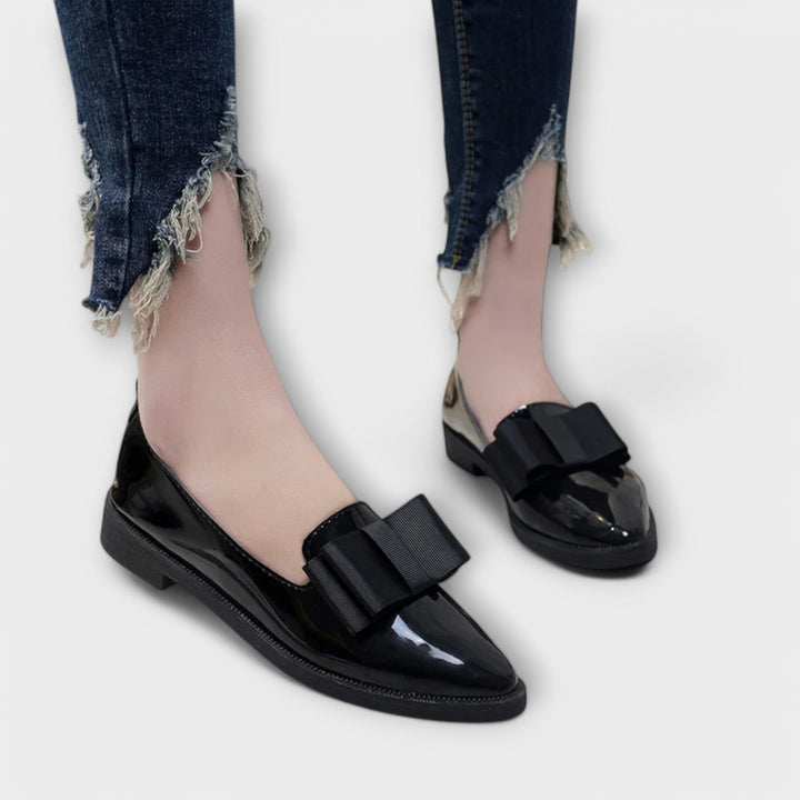 VanBruggen™ | Elegante mocassins met strikje
