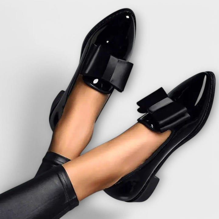 VanBruggen™ | Elegante mocassins met strikje
