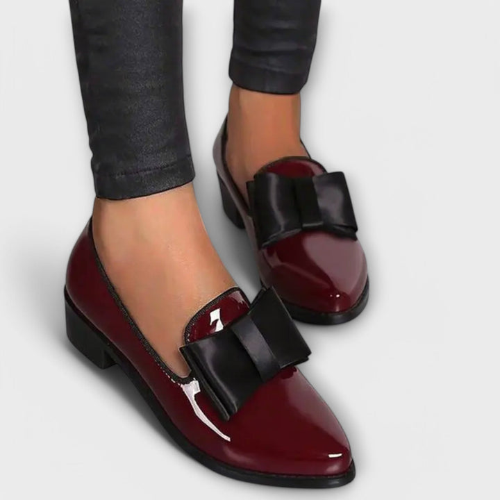 VanBruggen™ | Elegante mocassins met strikje