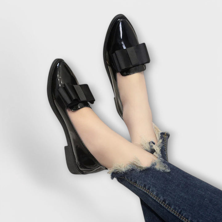 VanBruggen™ | Elegante mocassins met strikje