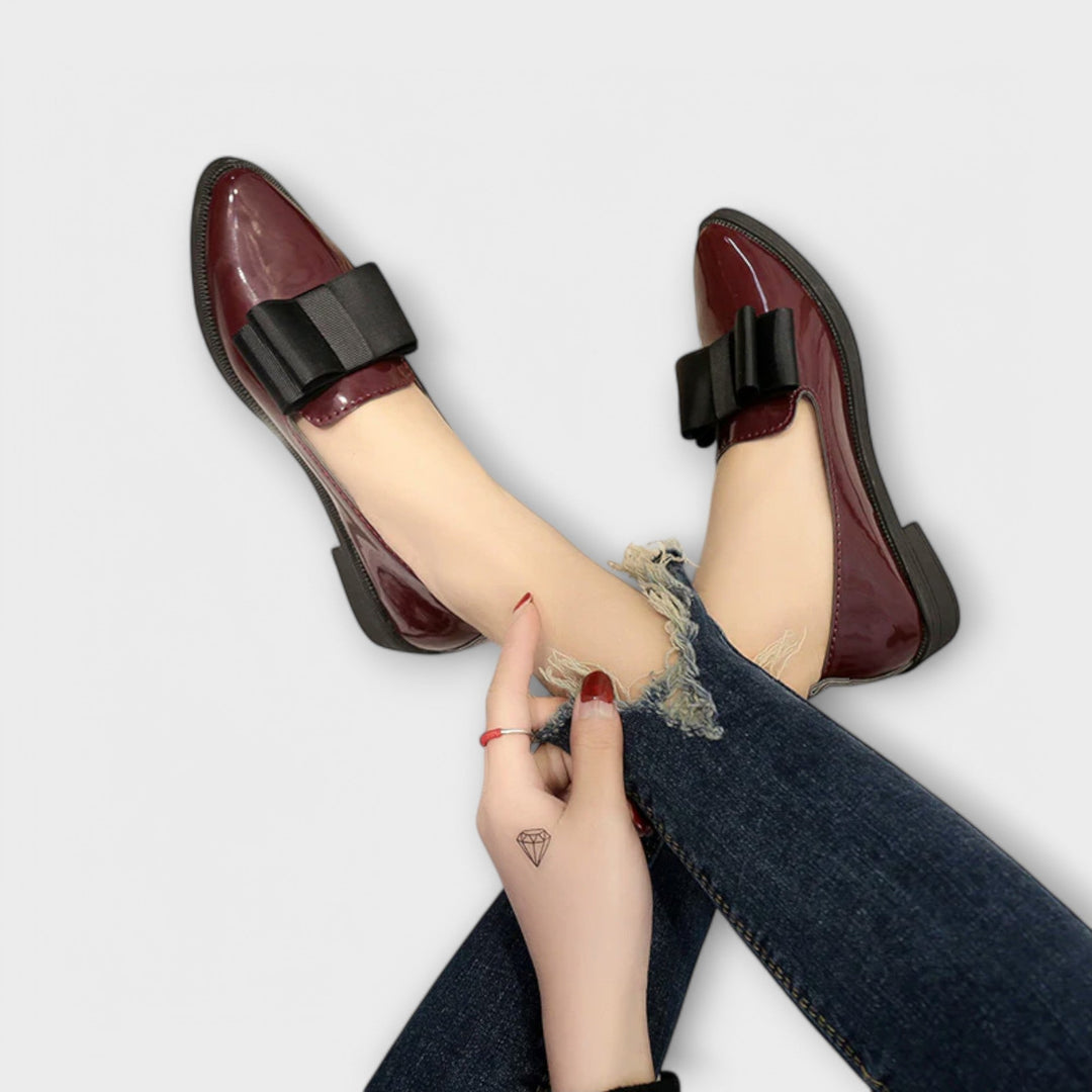 VanBruggen™ | Elegante mocassins met strikje