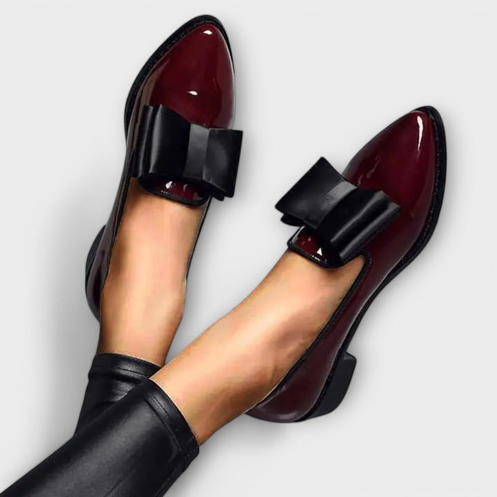 VanBruggen™ | Elegante mocassins met strikje