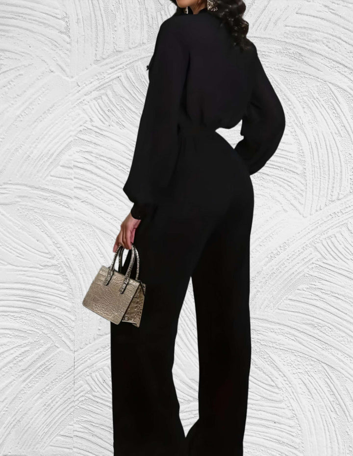 VanBruggen™ | Zwarte elegante jumpsuit