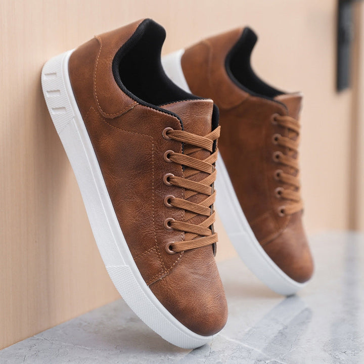 VanBruggen™ | Leren Sneakers