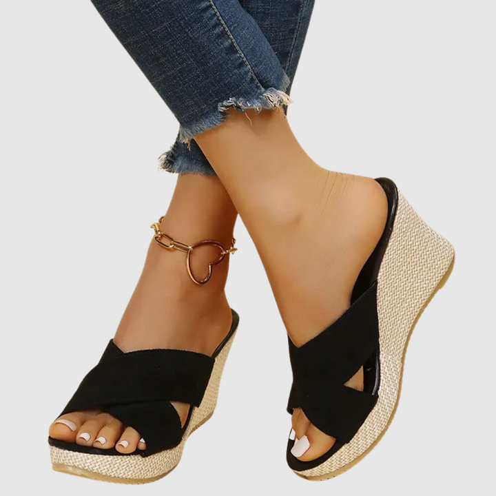 VanBruggen™ | Elegante sandalen met sleehak