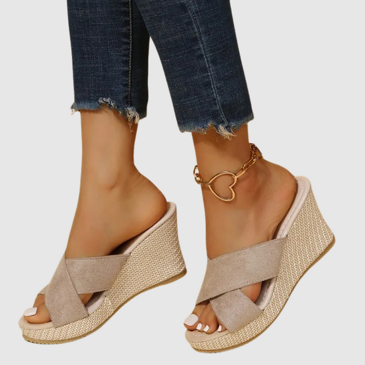 VanBruggen™ | Elegante sandalen met sleehak