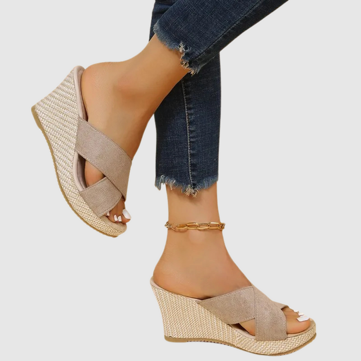 VanBruggen™ | Elegante sandalen met sleehak