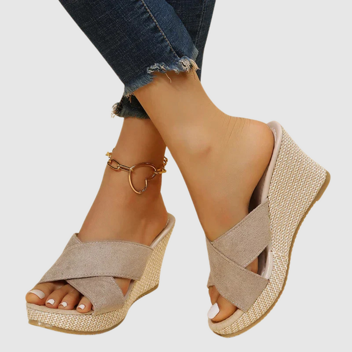 VanBruggen™ | Elegante sandalen met sleehak