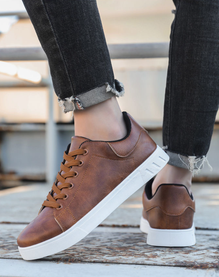 VanBruggen™ | Leren Sneakers