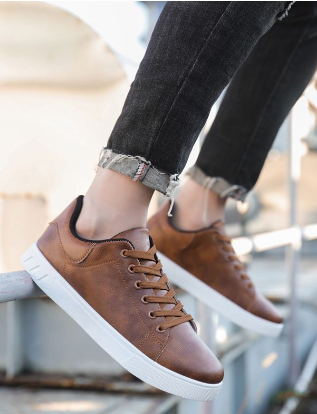 VanBruggen™ | Leren Sneakers