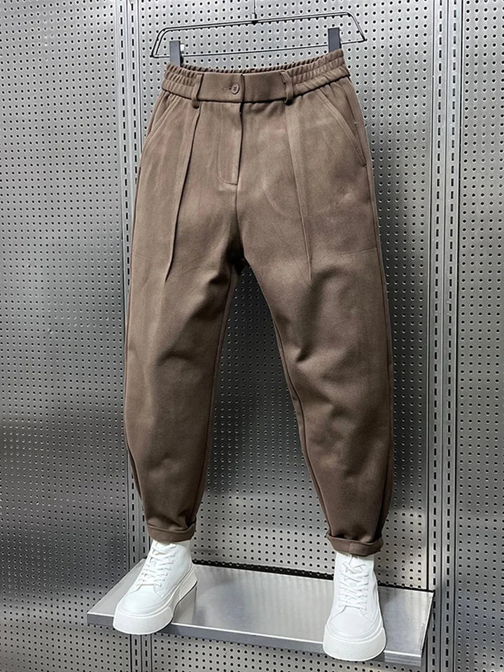 VanBruggen™ | Elegante gemêleerde broek