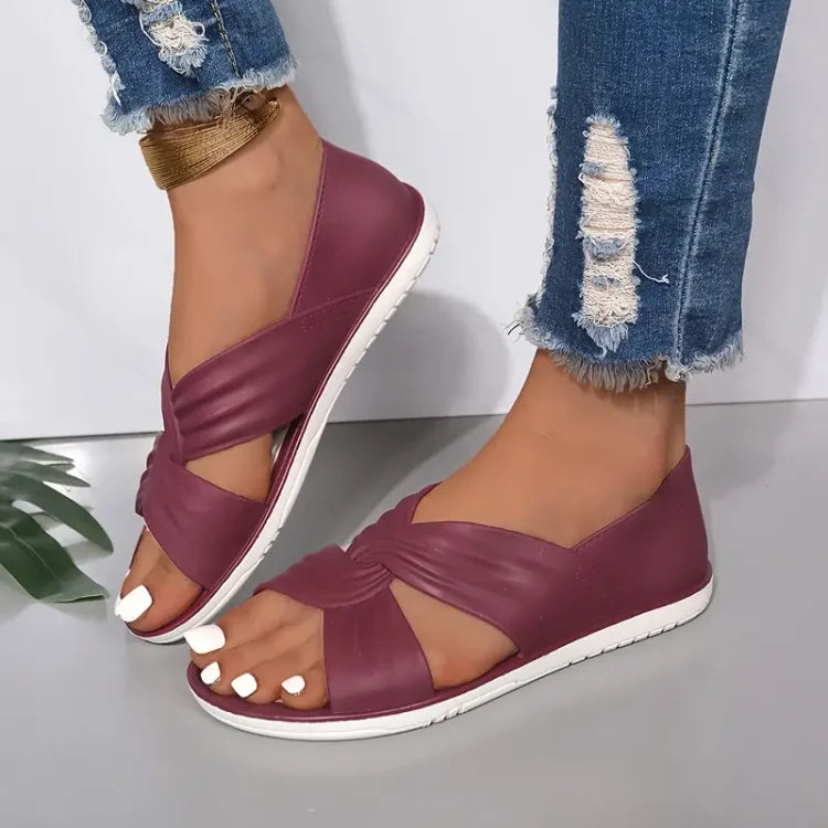 VanBruggen™ | Dames orthopedische sandalen met strik