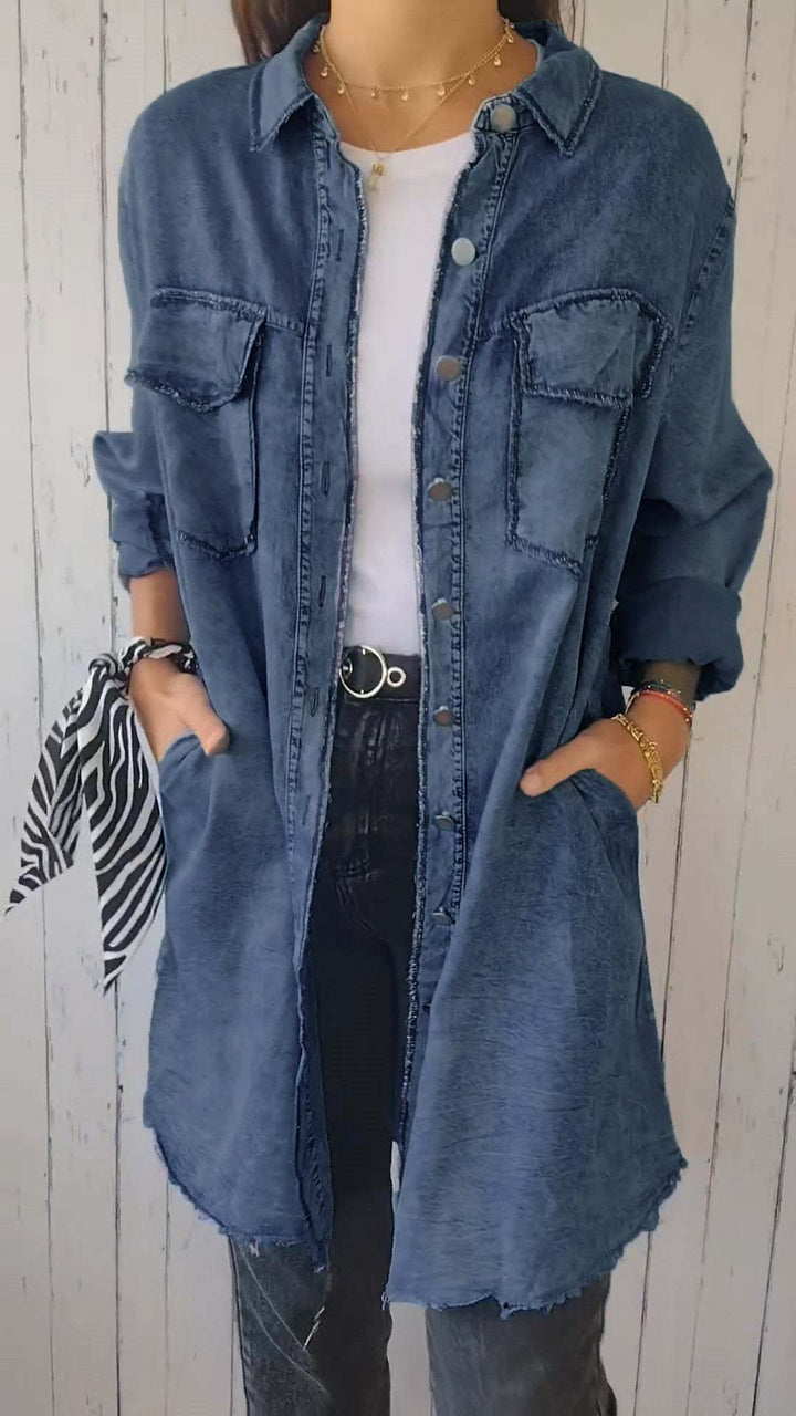 VanBruggen™ | Lange denim jas