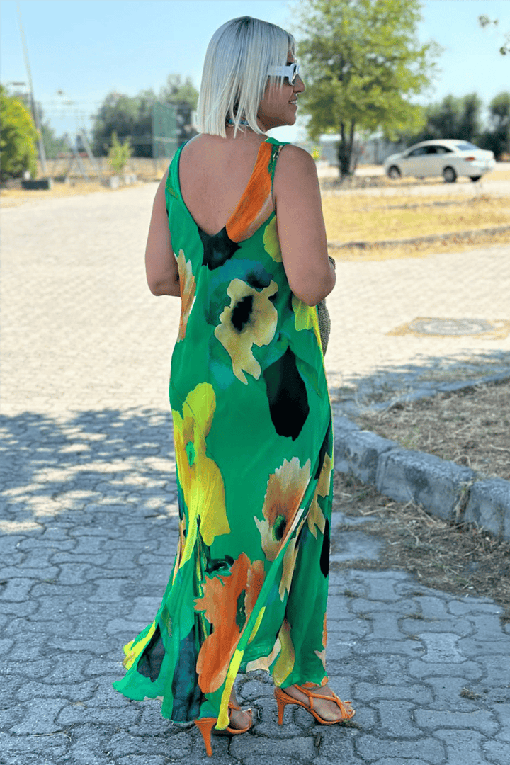 VanBruggen™ | Maxi jurk met bloemenpatroon