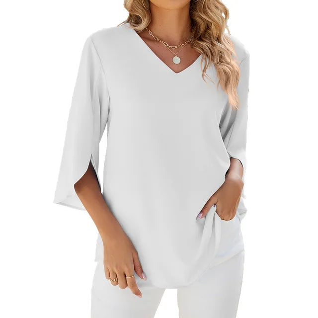 VanBruggen™ | Blouse met V-hals