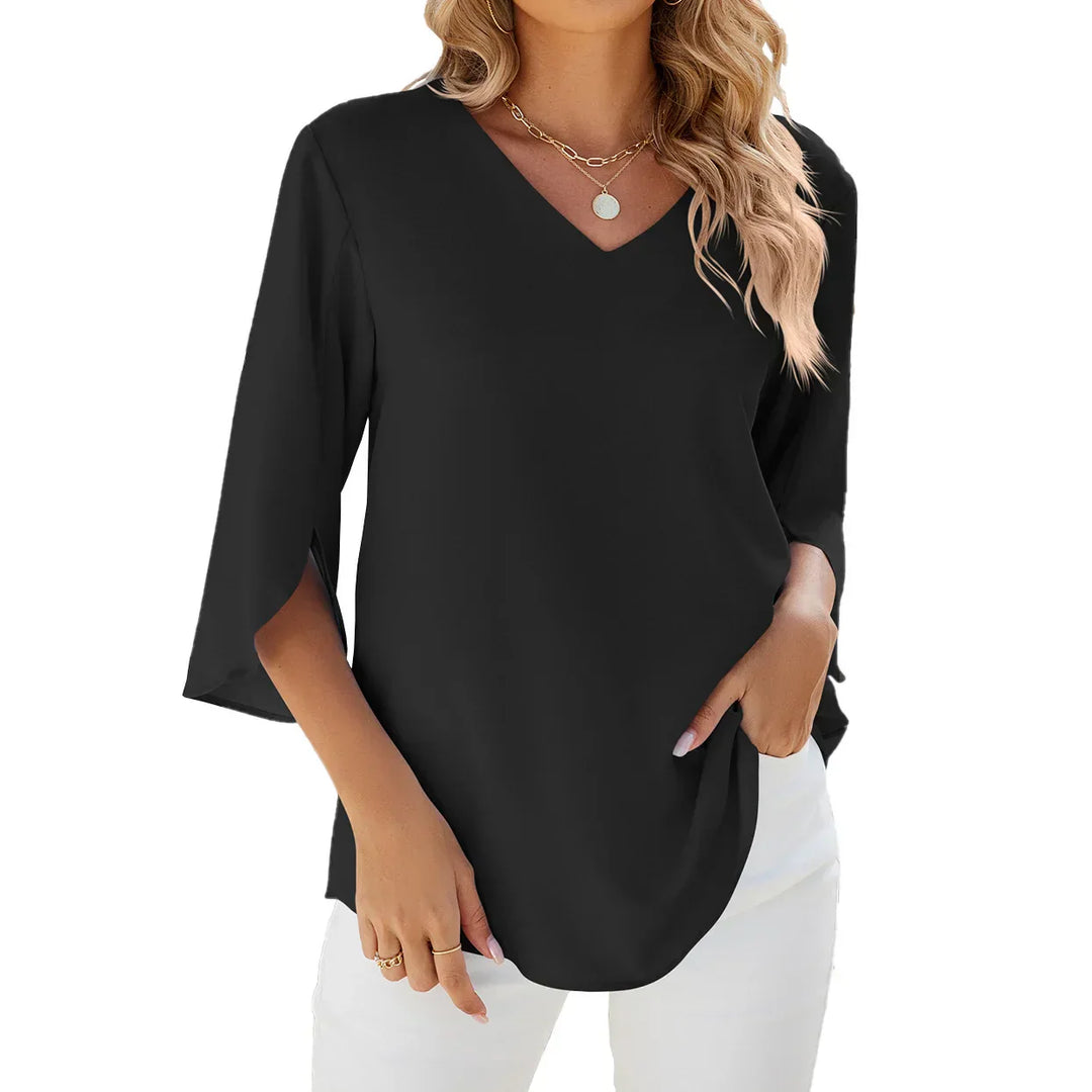 VanBruggen™ | Blouse met V-hals