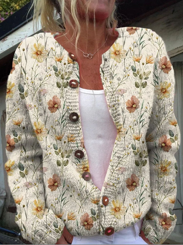 VanBruggen™ | Vest met bloemenprint