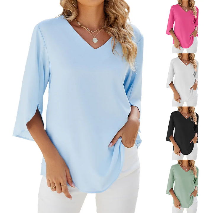 VanBruggen™ | Blouse met V-hals