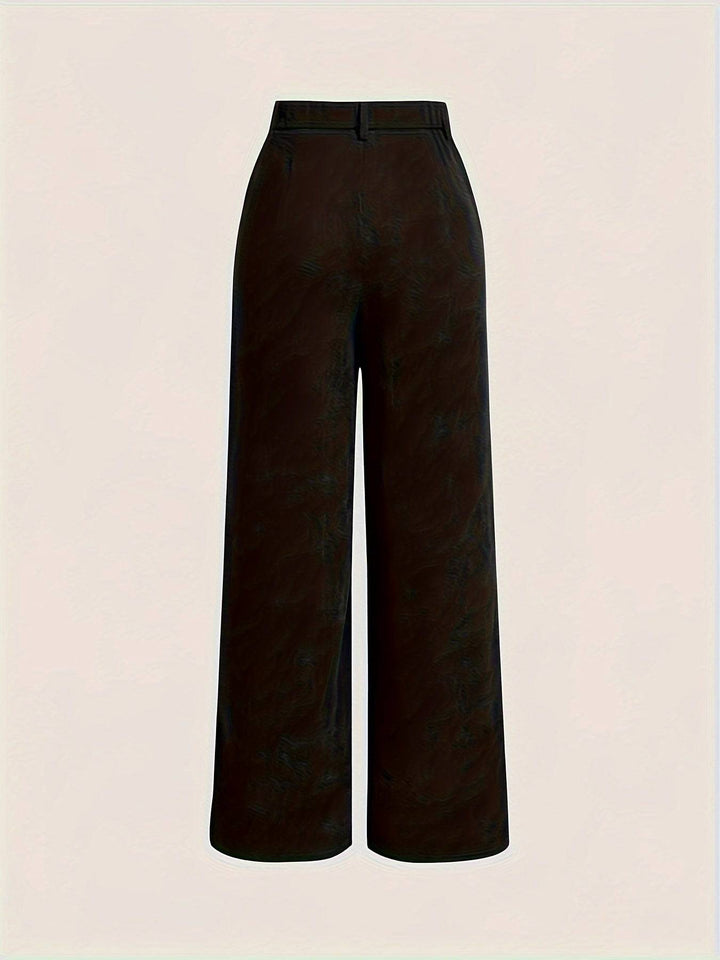 VanBruggen™ | Dames Corduroy Broek met Rechte Pijpen