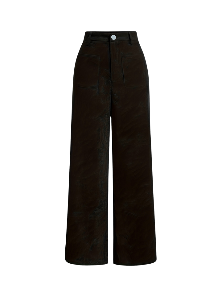 VanBruggen™ | Dames Corduroy Broek met Rechte Pijpen