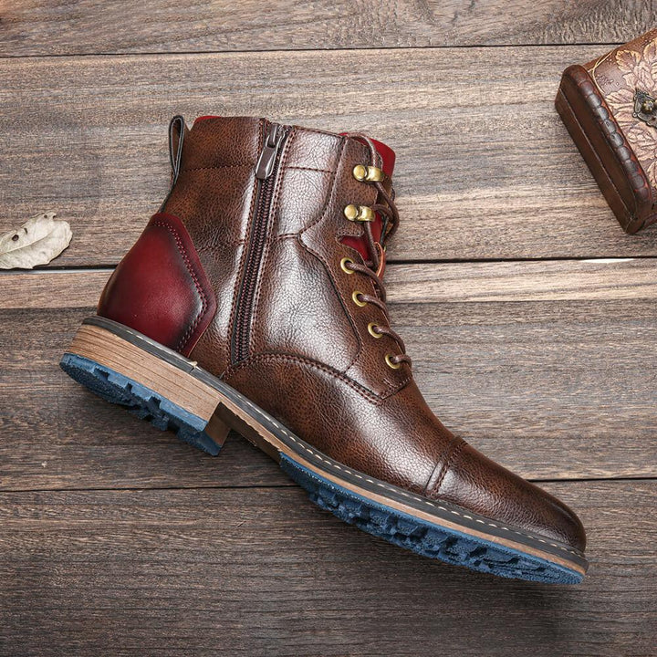 Chris™ | Luxe Handgemaakte Leren Oxford Laarzen