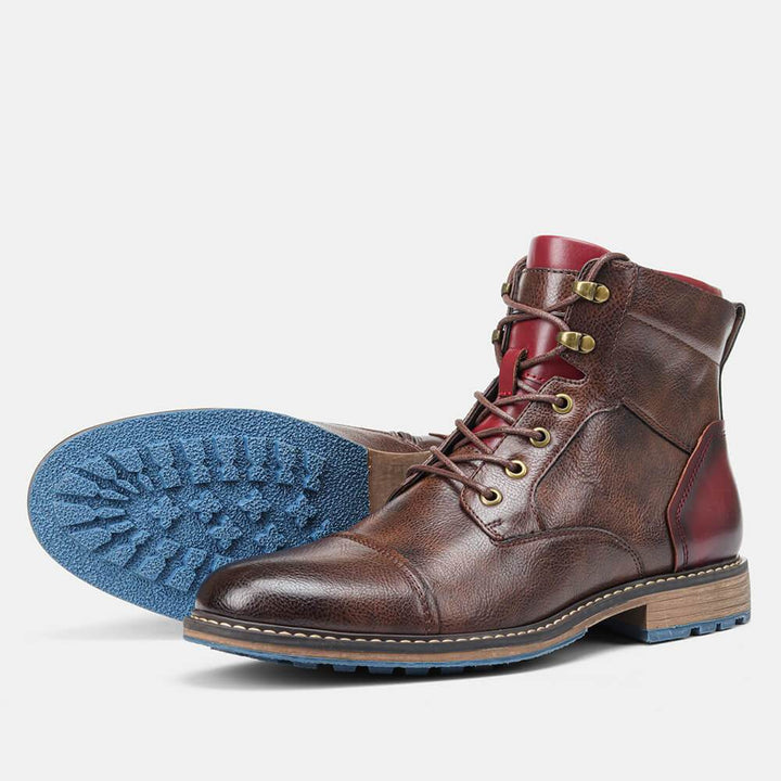Chris™ | Luxe Handgemaakte Leren Oxford Laarzen